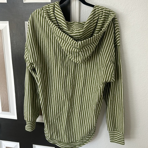 Pilcro striped hoodie - Picture 3 of 4